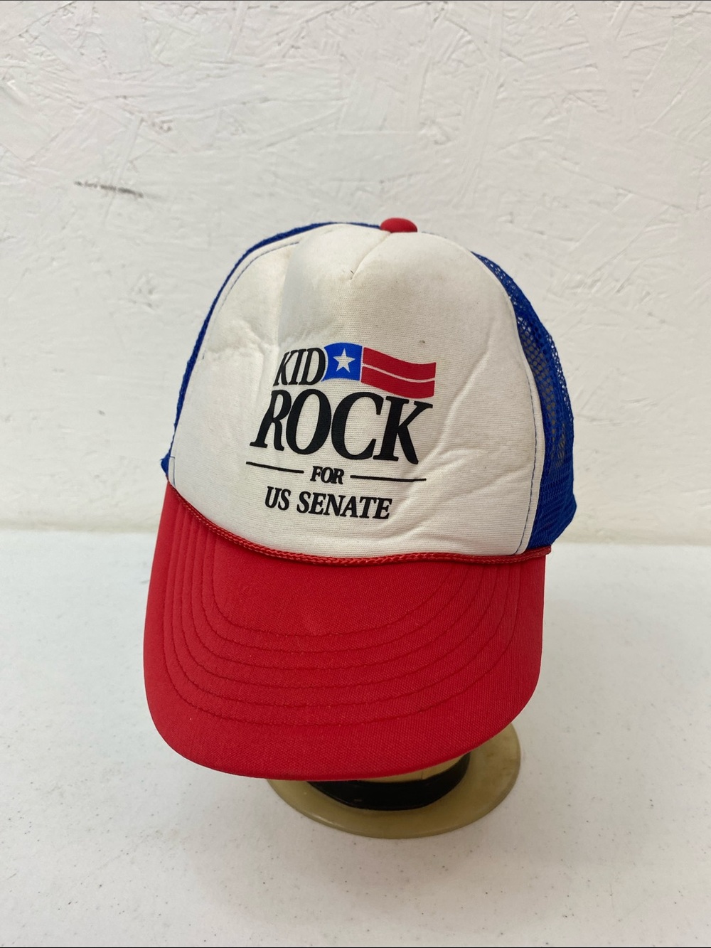 Kid Rock Red, White & Blue Trucker Cap - Kid Rock for US Senate